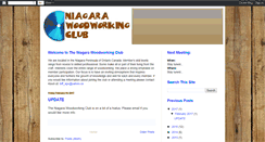 Desktop Screenshot of niagarawoodworkingclub.blogspot.com