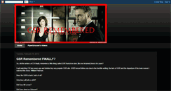 Desktop Screenshot of gsrremembered.blogspot.com