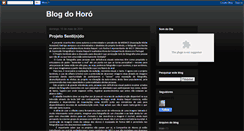 Desktop Screenshot of blogdohoro.blogspot.com