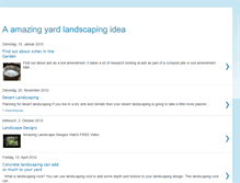 Tablet Screenshot of amazingyardlandscapingidea.blogspot.com