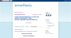 Desktop Screenshot of ennartheory.blogspot.com