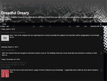 Tablet Screenshot of dreadfuldreary.blogspot.com