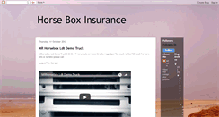 Desktop Screenshot of horseboxinsurance.blogspot.com