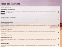 Tablet Screenshot of horseboxinsurance.blogspot.com