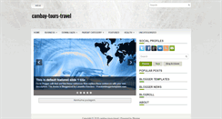 Desktop Screenshot of cambay-tours-travel.blogspot.com