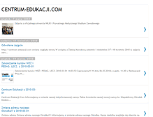 Tablet Screenshot of centrum-edukacji.blogspot.com