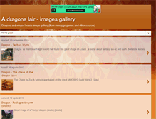 Tablet Screenshot of dragon-image-gallery.blogspot.com