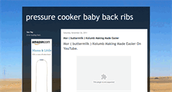 Desktop Screenshot of pressurecookerbabybackribsss.blogspot.com