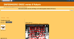 Desktop Screenshot of infermierioggiversoilfuturo.blogspot.com