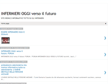 Tablet Screenshot of infermierioggiversoilfuturo.blogspot.com