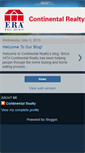 Mobile Screenshot of continentalrealty.blogspot.com