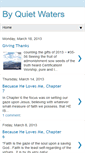 Mobile Screenshot of bystreamsofquietwaters.blogspot.com
