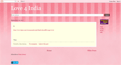 Desktop Screenshot of love-4-india.blogspot.com