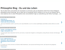 Tablet Screenshot of philosophie-leben.blogspot.com