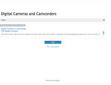 Tablet Screenshot of digitalcamerasandcamcorders.blogspot.com