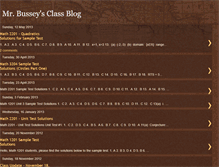 Tablet Screenshot of mrbussey.blogspot.com