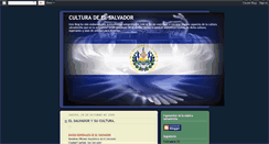 Desktop Screenshot of elsalvadorcultura.blogspot.com