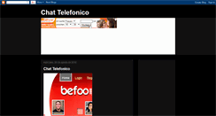 Desktop Screenshot of chattelefonico.blogspot.com