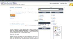 Desktop Screenshot of mom-loves-baby.blogspot.com