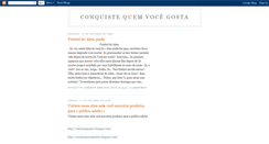 Desktop Screenshot of conquistequemvocegosta.blogspot.com