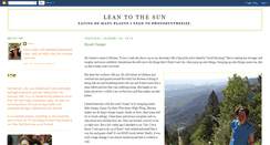Desktop Screenshot of leantowardthesun.blogspot.com