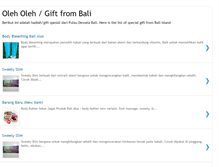 Tablet Screenshot of oleh2bali.blogspot.com