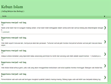 Tablet Screenshot of kebunislam.blogspot.com