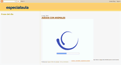 Desktop Screenshot of especialaula.blogspot.com