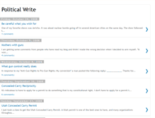Tablet Screenshot of politicalwrite.blogspot.com