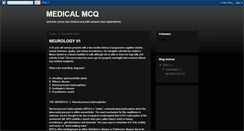 Desktop Screenshot of medicmcq.blogspot.com