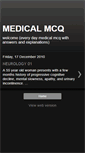 Mobile Screenshot of medicmcq.blogspot.com