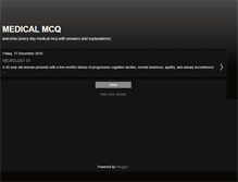 Tablet Screenshot of medicmcq.blogspot.com