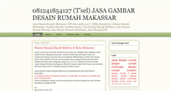 Desktop Screenshot of desainrumahmurahmakassar.blogspot.com