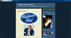 Desktop Screenshot of anotherdayinparadisenet.blogspot.com