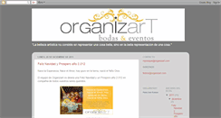 Desktop Screenshot of organizart.blogspot.com