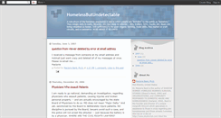 Desktop Screenshot of homelessbutundetectable.blogspot.com