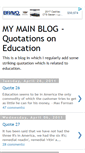 Mobile Screenshot of educationquotations.blogspot.com