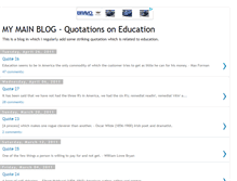 Tablet Screenshot of educationquotations.blogspot.com