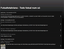 Tablet Screenshot of futsaltotalviana.blogspot.com