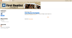 Desktop Screenshot of elginfirstbaptist.blogspot.com