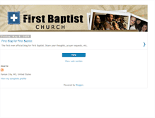 Tablet Screenshot of elginfirstbaptist.blogspot.com