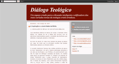 Desktop Screenshot of dialogoteologico.blogspot.com