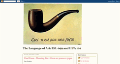 Desktop Screenshot of language-of-art.blogspot.com