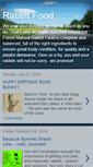Mobile Screenshot of naturalrabbitfood.blogspot.com