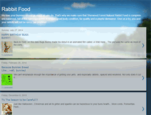 Tablet Screenshot of naturalrabbitfood.blogspot.com