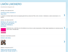 Tablet Screenshot of limonlimonero.blogspot.com