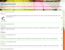 Tablet Screenshot of bloggueteando.blogspot.com