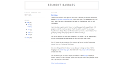 Desktop Screenshot of belmontbabbles.blogspot.com