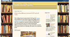 Desktop Screenshot of education-onspot.blogspot.com