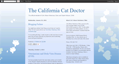 Desktop Screenshot of californiacatdoctor.blogspot.com